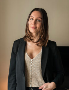 Madeleine Lindekrantz, ägare av Linde Creative, en konsult inom digital marknadsföring och varumärkesstrategi i Oskarshamn, Småland.